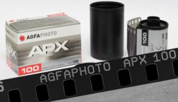 der Agfaphoto APX 100 S/W-Film