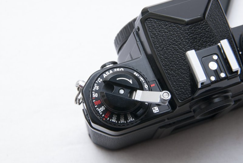 ISO-Einstellung an analoger Kamera
